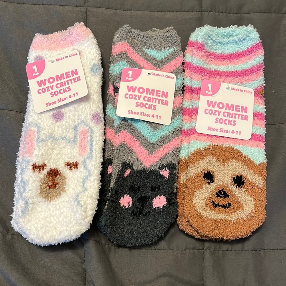 Women Fuzzy Socks Bundle